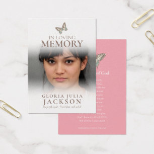 Beerdigung in liebenden Erinnerungsschmetterling r