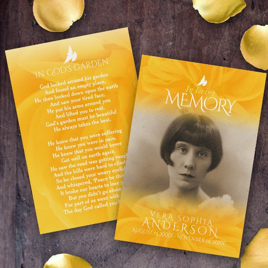 Beerdigung in liebevollem Gedächtnis Rose Gedicht