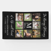 Beerdigung in Personalisierten Fotos des Gedächtni Banner (Horizontal)