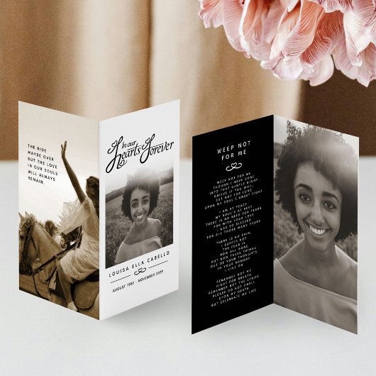 Beerdigung in unseren Herzen für immer ein Foto Ge