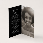 Beerdigung in unseren Herzen für immer ein Foto Ge (Innenseite)