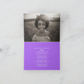 Beerdigung in unseren Herzen für immer Gedicht lil Ankündigung (Innenseite)