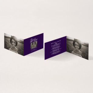 Beerdigung in unseren Herzen für immer lila Gedich