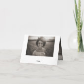 Beerdigung in unseren Herzen für immer weißes Gedi Ankündigung (Rückseite)