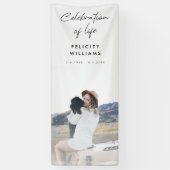 Beerdigung | Informelle Feier des Lebens Banner (Vertikal)