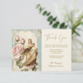 Beerdigung Katholische Gedenkstätte Monte Carmel R Dankeskarte (Stehend Vorderseite)