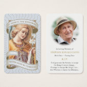 Beerdigung Katholische St. Gabriel Gebet Sympathie (Vorne & Hinten)