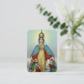 Beerdigung Kirche Santa Maria delle Grazie Visitenkarte (Stehend Vorderseite)