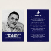 Beerdigung ließ mir zu gehen weißen Taube Gebet / (Vorne & Hinten)