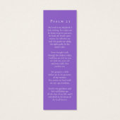 Beerdigung lila Himmel Blume Gedicht Foto Lesezeic (Rückseite)