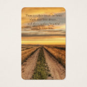 Beerdigung Loss Land Sunset Gebet Sympathiekarten (Vorderseite)