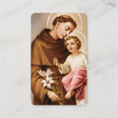 Beerdigung Loss St. Anthony Gebet Sympathie Karten (Vorderseite)