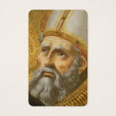 Beerdigung Loss St. Augustine Gebet Sympathiekarte (Vorderseite)