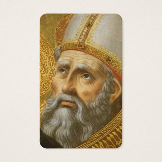 Beerdigung Loss St. Augustine Gebet Sympathiekarte (Vorderseite)