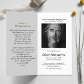 Beerdigung Loss St. Francis Gebet Sympathie Karten