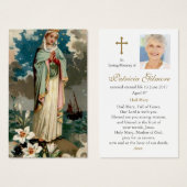 Beerdigung Loss Stella Maris Gebet Sympathiekarten (Vorne & Hinten)