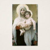 Beerdigung Madonna der Rose Gebet Sympathie Karten (Vorderseite)