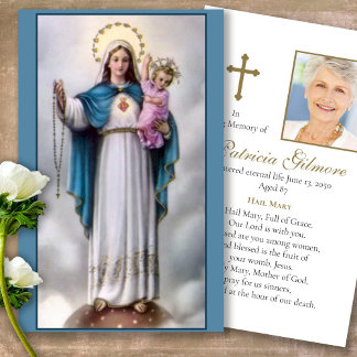 Beerdigung Mary 12 Stars Gebet Sympathiekarten