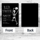 Beerdigung meiner Jugend, RIP 20 Einladung