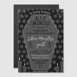 Beerdigung meines Jugendtodes bis zu meinem 30. Ge Magneteinladung