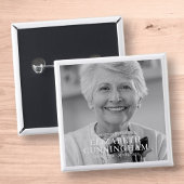 Beerdigung Memorial Classic Einfaches Foto Button