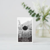 Beerdigung Memorial Moderne und einfache Foto-Kart Visitenkarte (Stehend Vorderseite)