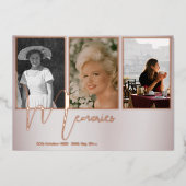 Beerdigung Memorial Parco Civico-Ciani Parco Civic Folieneinladung (Vorderseite)