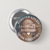 Beerdigung Memorial Vigil Foto Button (Vorne & Hinten)