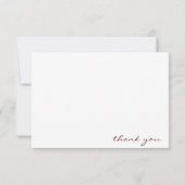 Beerdigung mit dem Roten Kardinal von Watercolor V Dankeskarte (Rückseite)