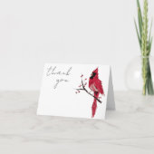 Beerdigung mit dem Roten Kardinal von Watercolor V Karte (Vorderseite)