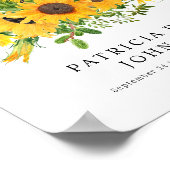 Beerdigung mit einem Gedächtnisblütenzeichen teile Poster (Ecke)