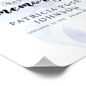 Beerdigung mit einem Memory Butterfly-Zeichen teil Poster (Ecke)