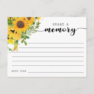 Beerdigung mit einer Memory Condolences Card teile Postkarte