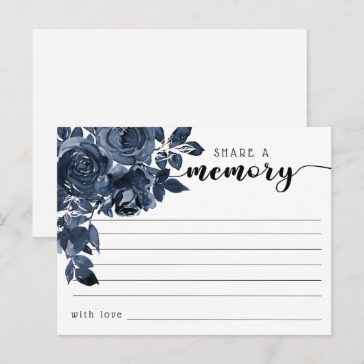 Beerdigung mit einer Memory Condolences Card teile Postkarte (Vorne/Hinten)
