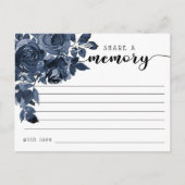 Beerdigung mit einer Memory Condolences Card teile Postkarte (Vorderseite)
