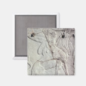 Beerdigung mit geschnitztem Relief eines Griffins Magnet (Vorderseite/Rückseite)