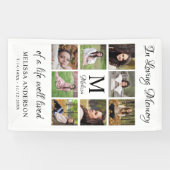 Beerdigung Personalisiert im Foto der Liebe zum Ge Banner (Horizontal)