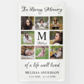 Beerdigung Personalisiert im Foto der Liebe zum Ge Banner (Vertikal)