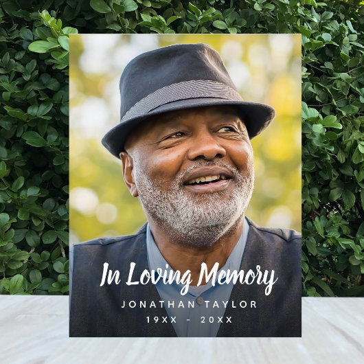 Beerdigung Personalisierter Gedenkfeier für kunden Acrylschild