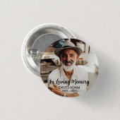 Beerdigung Personalisierter Gedenkfeier für kunden Button (Vorne & Hinten)