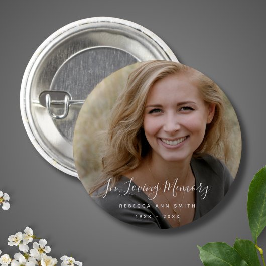 Beerdigung Personalisierter Gedenkfeier für kunden Button