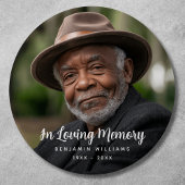 Beerdigung Personalisierter Gedenkfeier für kunden Button