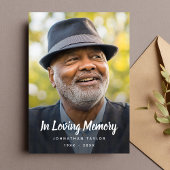 Beerdigung Personalisierter Gedenkfeier für kunden Einladung