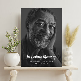 Beerdigung Personalisierter Gedenkfeier für kunden Fotoplatte