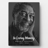 Beerdigung Personalisierter Gedenkfeier für kunden Fotoplatte (Vorderseite)