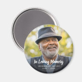 Beerdigung Personalisierter Gedenkfeier für kunden Magnet (Vorderseite/Rückseite)