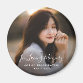 Beerdigung Personalisierter Gedenkfeier für kunden Magnet (Vorne)