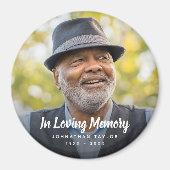 Beerdigung Personalisierter Gedenkfeier für kunden Magnet (Vorne)