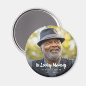 Beerdigung Personalisierter Gedenkfeier für kunden Magnet (Vorderseite/Rückseite)