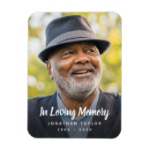 Beerdigung Personalisierter Gedenkfeier für kunden Magnet (Vertikal)